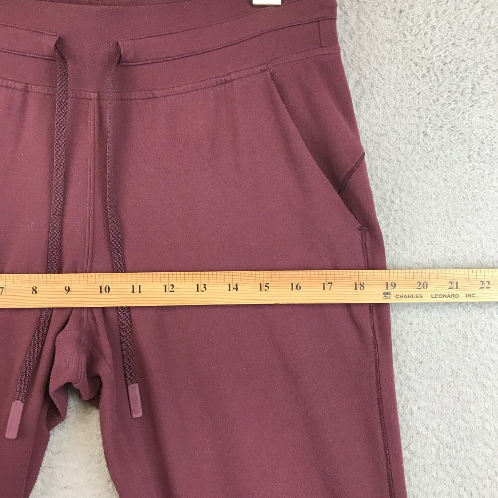 Lululemon Scuba High Rise Jogger Size 8 maroon - Picture 7 of 9